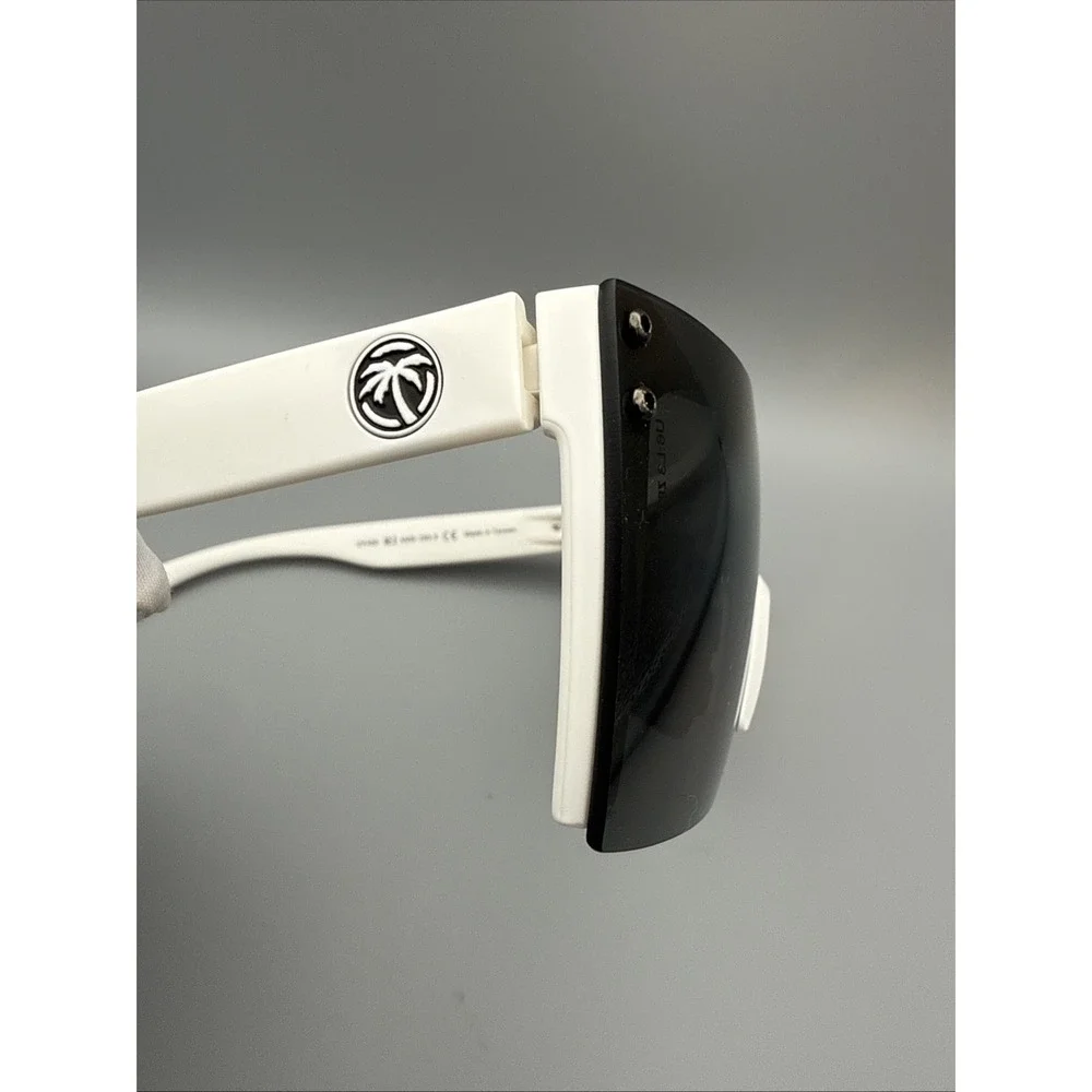 Heatwave Authentic Shield Glasses Z87+ White Frame Black Lens UV400 A2.3 ANSI